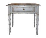 Faux Bamboo End Table