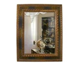 Decoupage Wood Frame Mirror