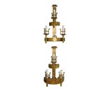 Pair of Iron Gilt Sconces