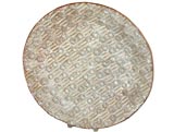 Peter Lane Flower Pattern Stoneware Plate