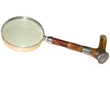 Antique Bone & Silver Custom Made Magnifier