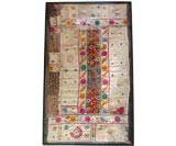 Antique Jaipur 1890's Silk  Embroidered Textile