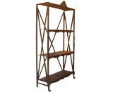 Pair of French Cast Iron Bookcases