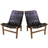 Pair of Bruno Matthsson Chairs