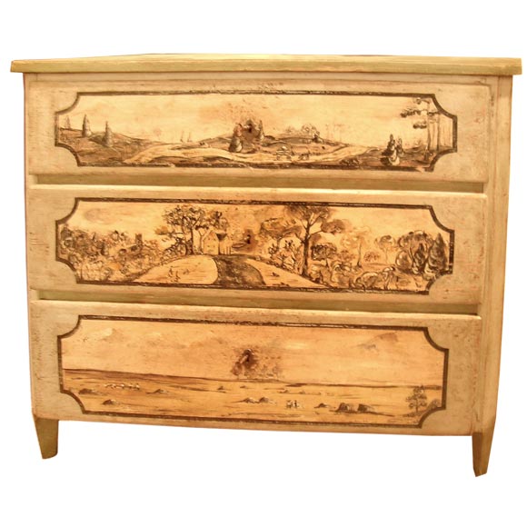 19th Century Painted Commode