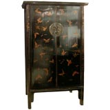 Black Lacquer Butterfly Chest