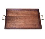 Oak and Brass Tray