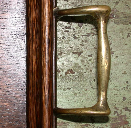 Oak and Brass Tray