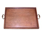 Oak and Brass Tray