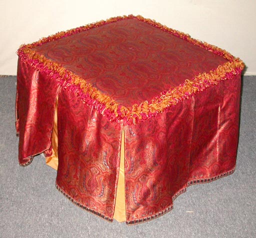 Custom ottoman from the Ottoman Empire-custom sizes and models available on inquiry.