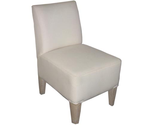 custom round backed slipper chair For Sale