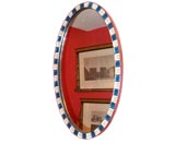 Antique Early 19th Century Irish Waterford Oval Mirror