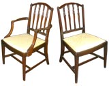 Set of 8 Hepplewhite Dining Chairs