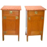 Pair of Viennese Bedside Tables