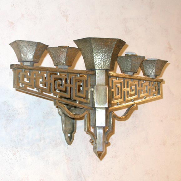 Pair of Art Deco Wall Lights