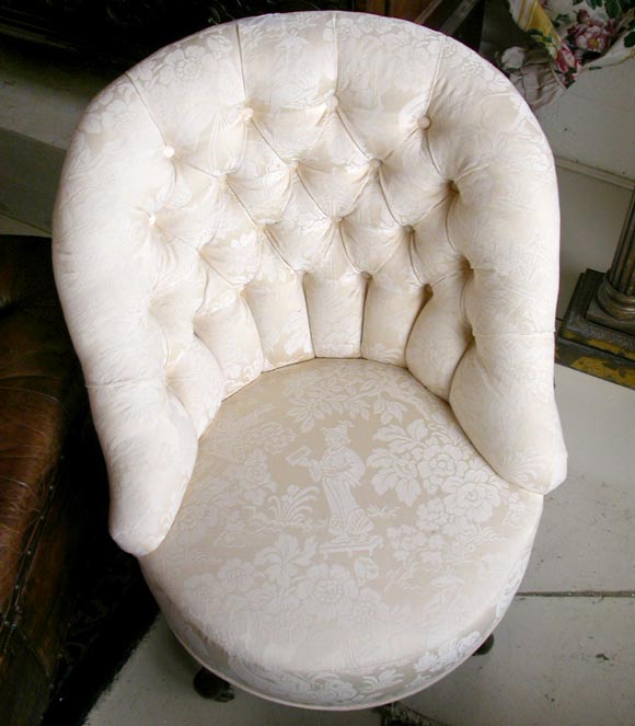 19th Century Victorian Slipper Chair