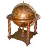 Vintage Decorative Globe opens to a bar