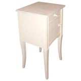 Painted Side Table with Marble Top
