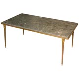 Brass and Marble Low Table