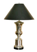 Mercury Glass Urn Shaped Lamp