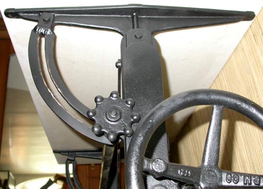 American Iron Drafting  Table Console