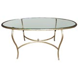 Oval Shaped Side Table