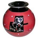 Swedish Art Glass Vase