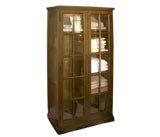 Antique Olive Colored Cabinet