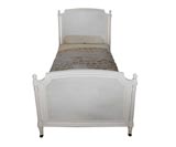 Pair of Caned Davenport Twin Beds