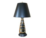 Mid Century Eglomise Lamp