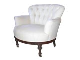 Tufted Victorian Upholstered Chair