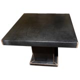 Faux Leather Covered Table