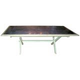Zinc top table