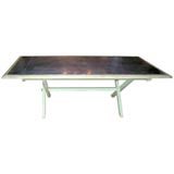 Zinc top table