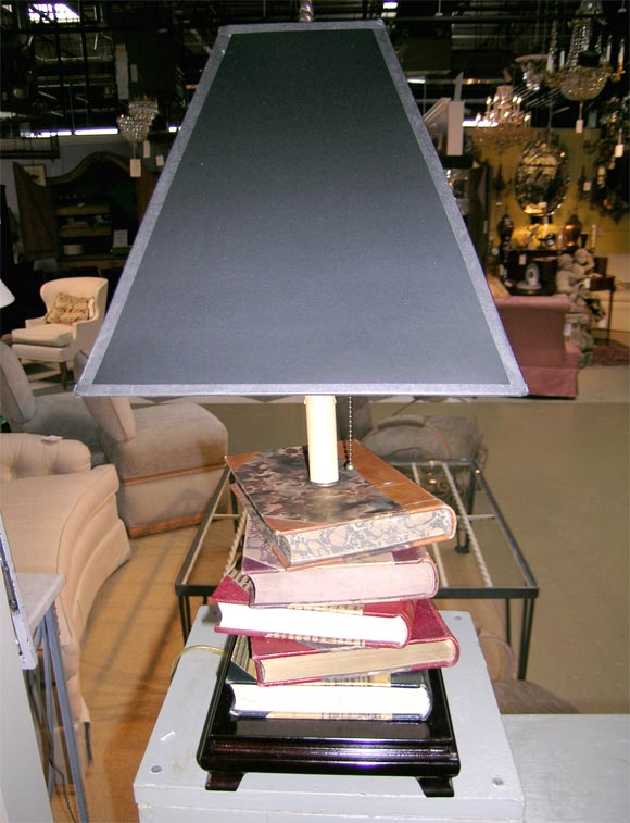American Pair of book lamps