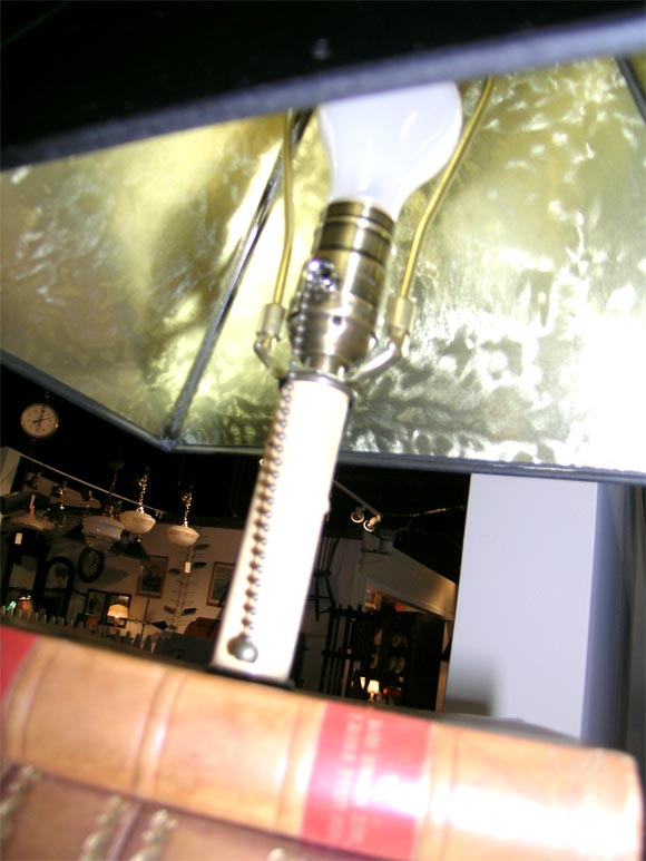 Wood Pair of book lamps