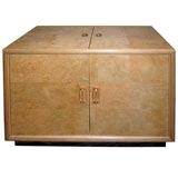 Burled wood server/sideboard