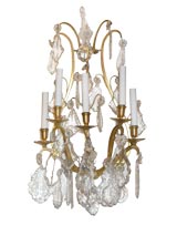 Set of four bronze sconces