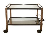 Jacques Adnet Bar Cart