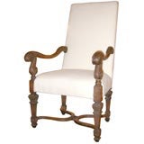 French High Back Flemish Style Chair