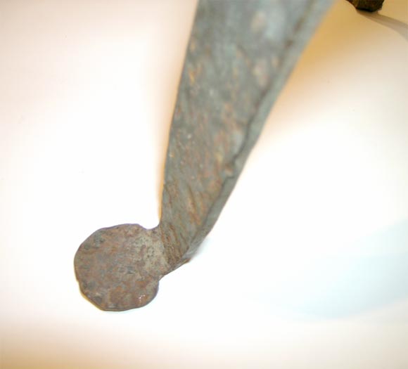 Spanish 1940's Gilt Iron End Table