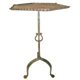 Spanish 1940
s Gilt Iron End Table