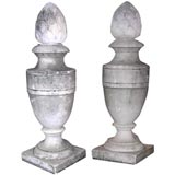 Pair of Marble Finials