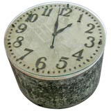Marble Clock Table