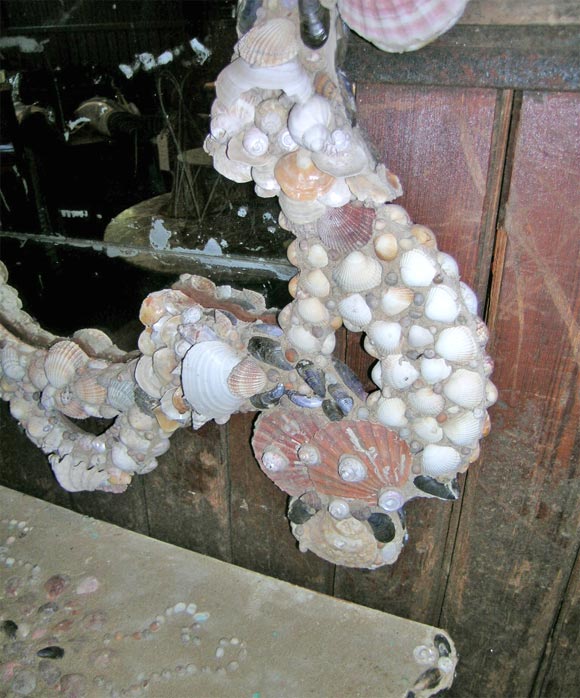 Grotto mirror and console