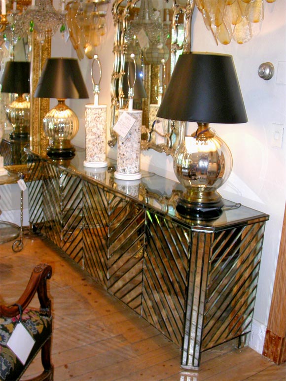 Mirrored Sideboard by Jerry Lyons