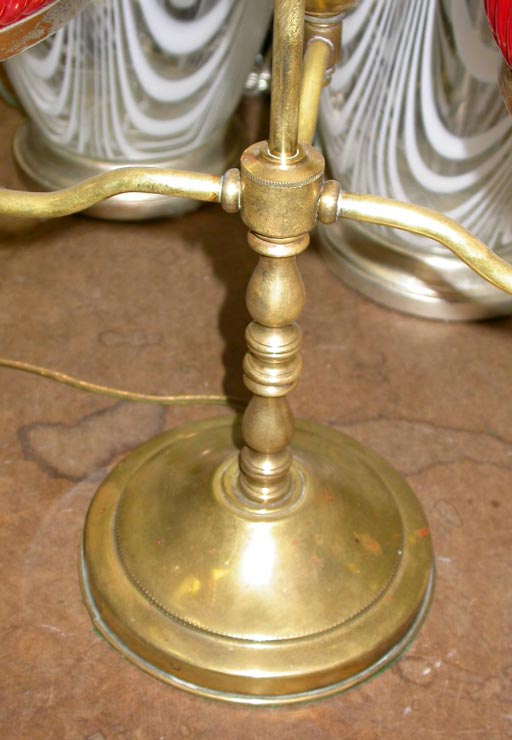 Brass student's lamp 1