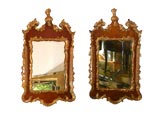Pair of Rococo-revival mirrors