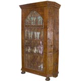 Pine Iron Grill Armoire