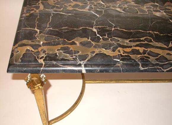 coffee table  with marble top